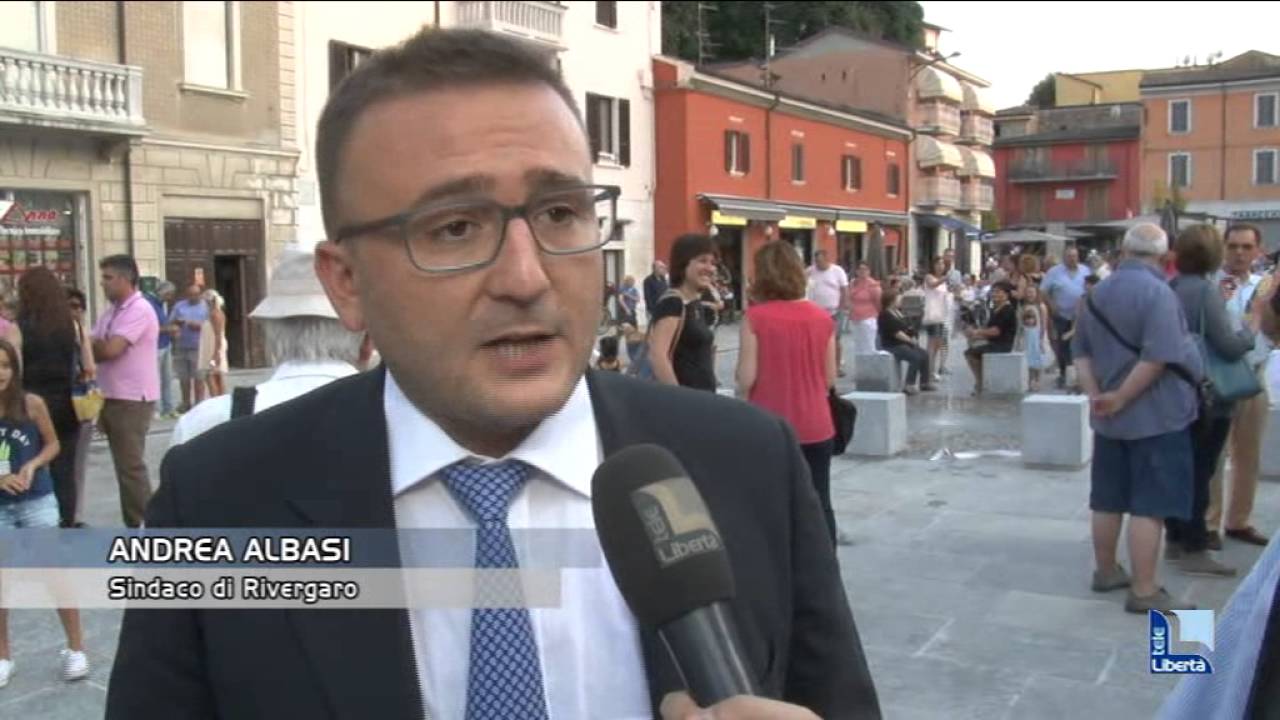 Inaugurata la nuova piazza Paolo a Rivergaro