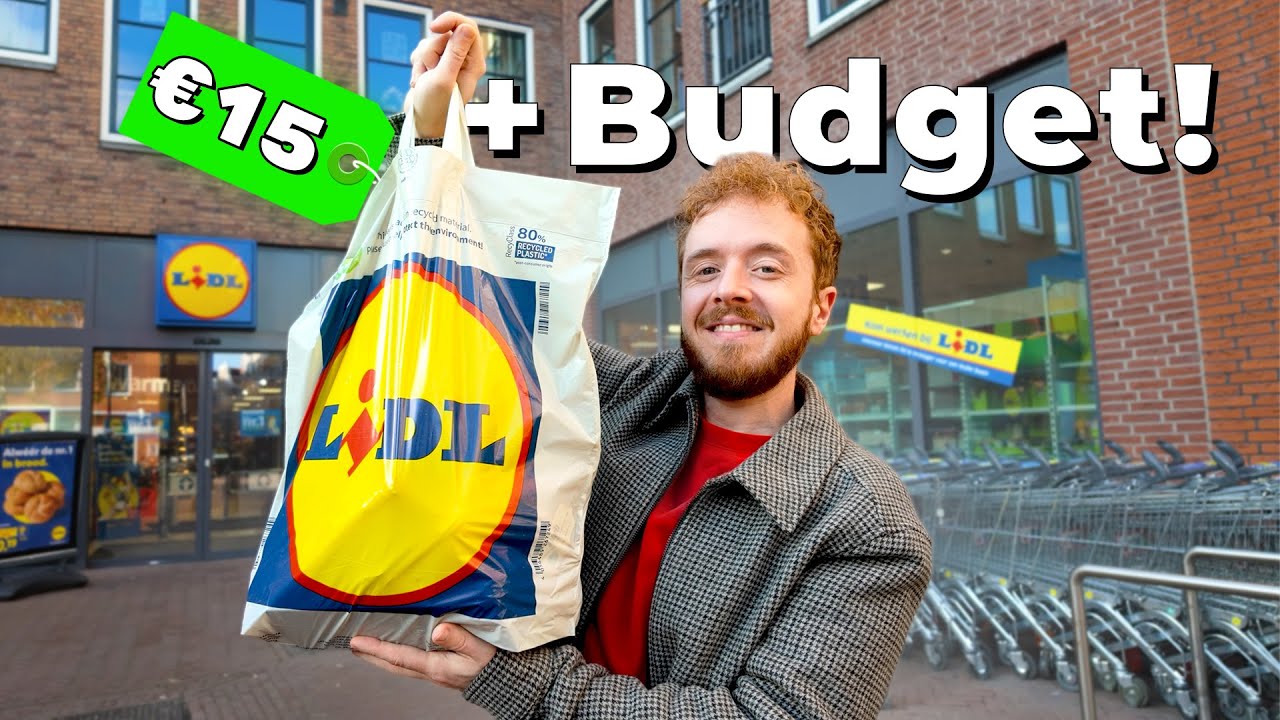 24 uur Leven van €1 PRODUCTEN bij de LIDL! 🤑 (Budget Challenge)
