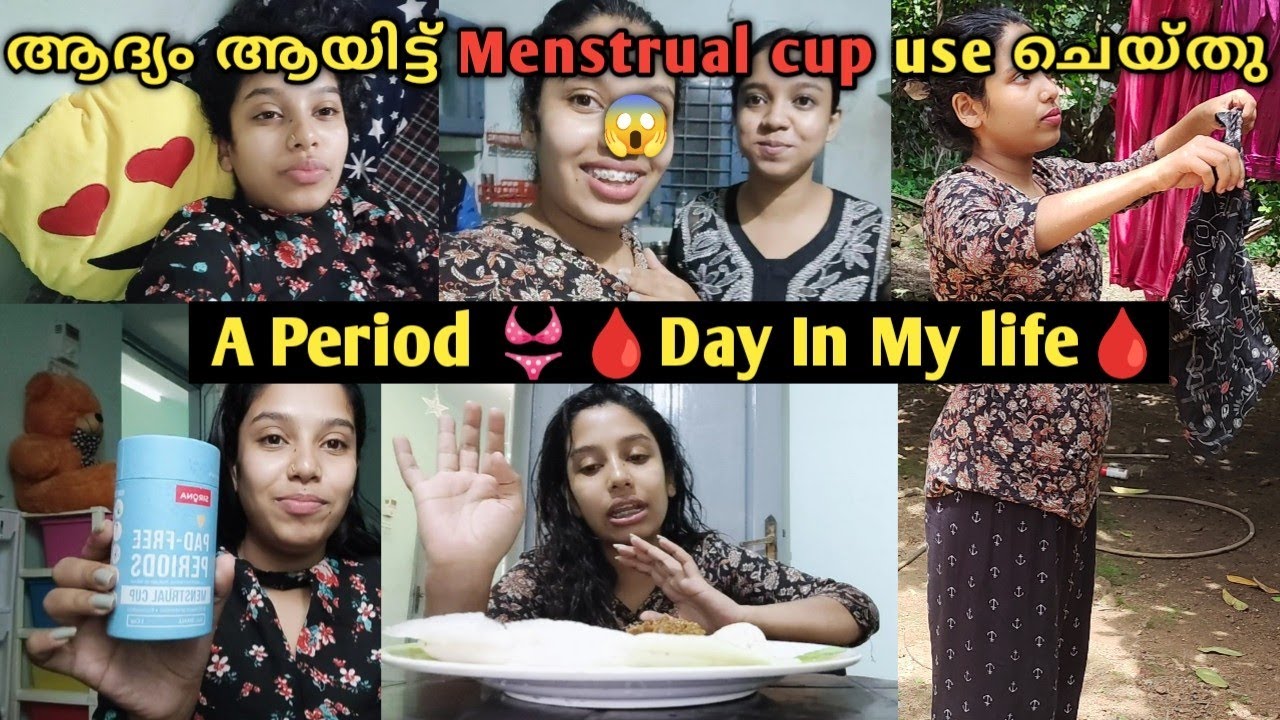 Best shampoo for dandruff /ആദ്യം ആയി Menstrual cup use ചെയ്തു / A period Day In My Life 🩸🩸/