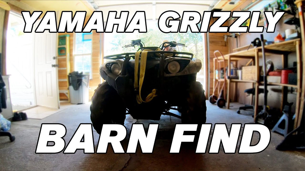 Yamaha Grizzly 450 4x4 ATV Barn Find