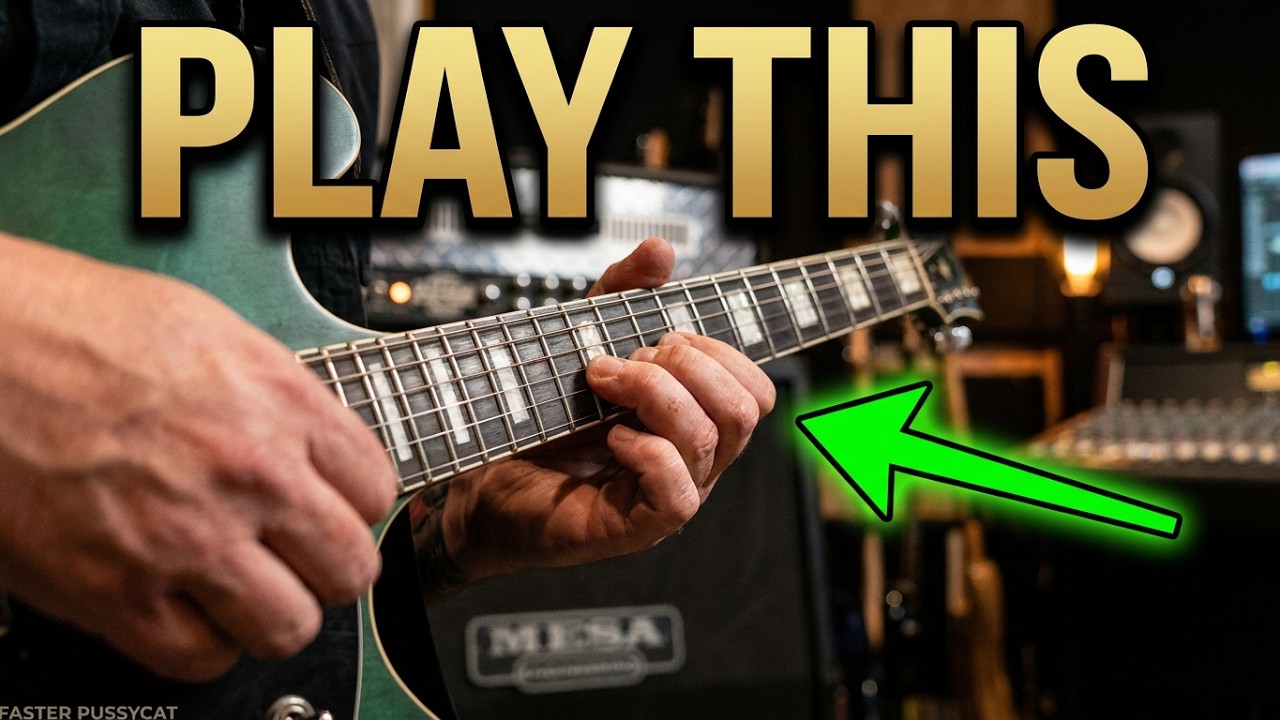 FASTER PUSSYCAT - BATHROOM WALL - Guitar Lesson by Mike Gross - How to play - Tutorial
