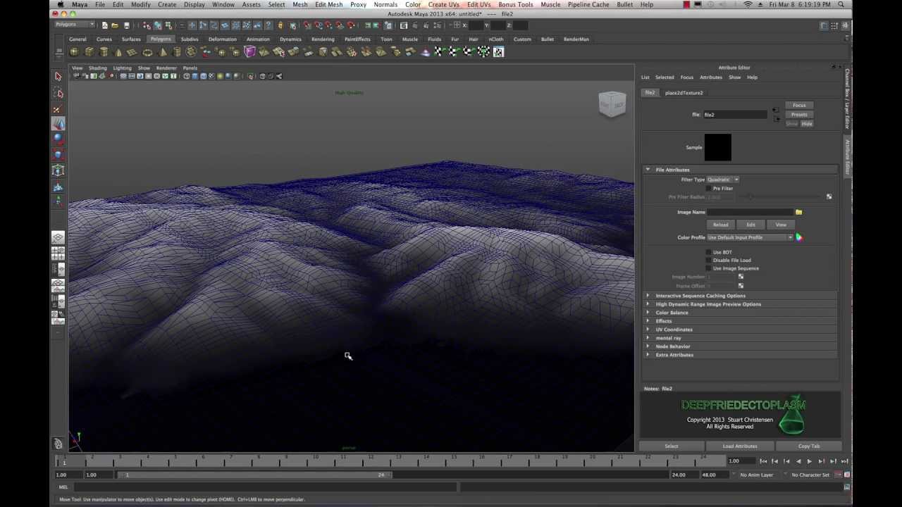 Maya 2013 Create Accurate Terrain with Rhino3D for Mac Beta by Stuart Christensen