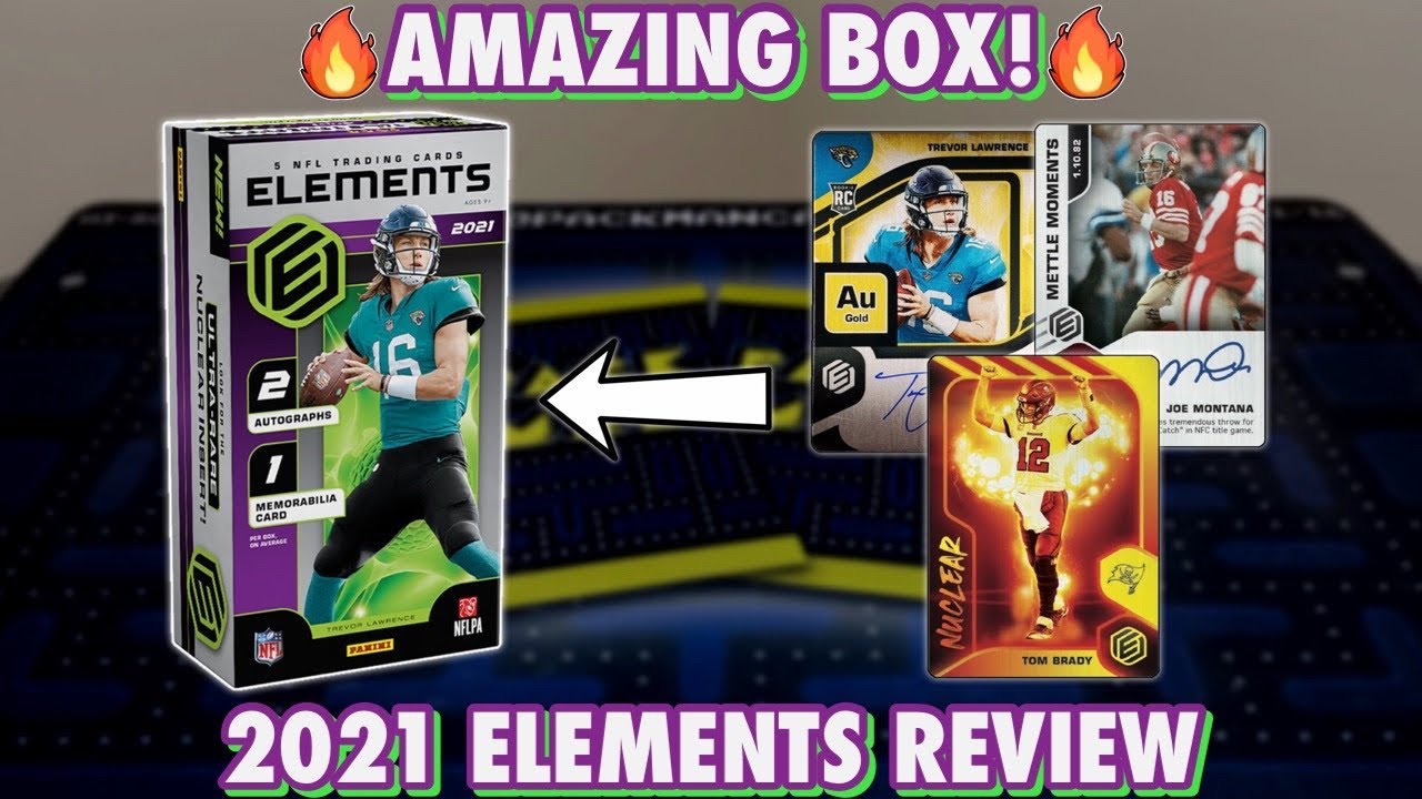 AMAZING BOX!🔥🤯 | 2021 Panini Elements Football Hobby Box Break/Review