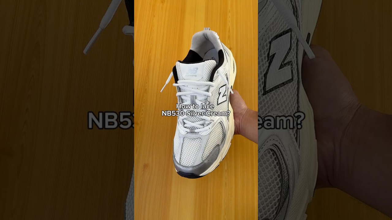 NB530 No-Tie Shoe Lacing #shoes #sneakers #newbalance #nb530 #shoelace #shoelacing #tutorial