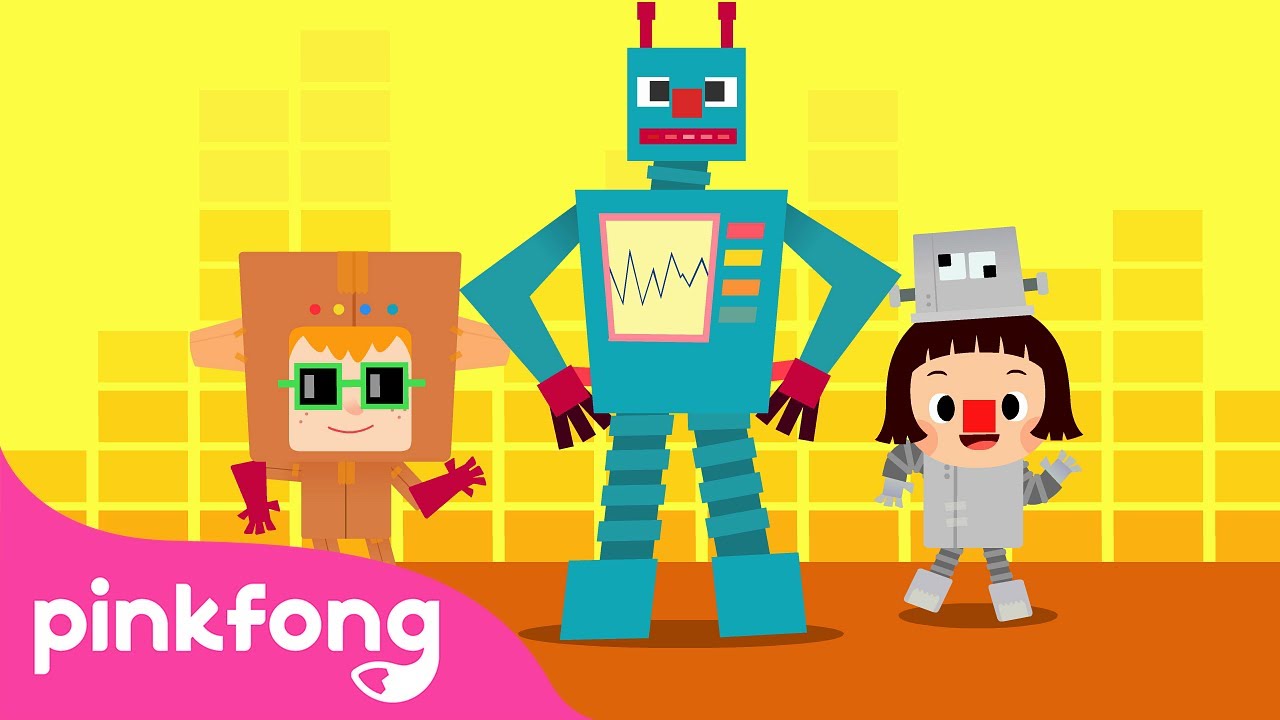 Robot QuadratoㅣCanzoni sulle FormeㅣPinkfong, Bimbo Squalo! Canzoni per Bambini