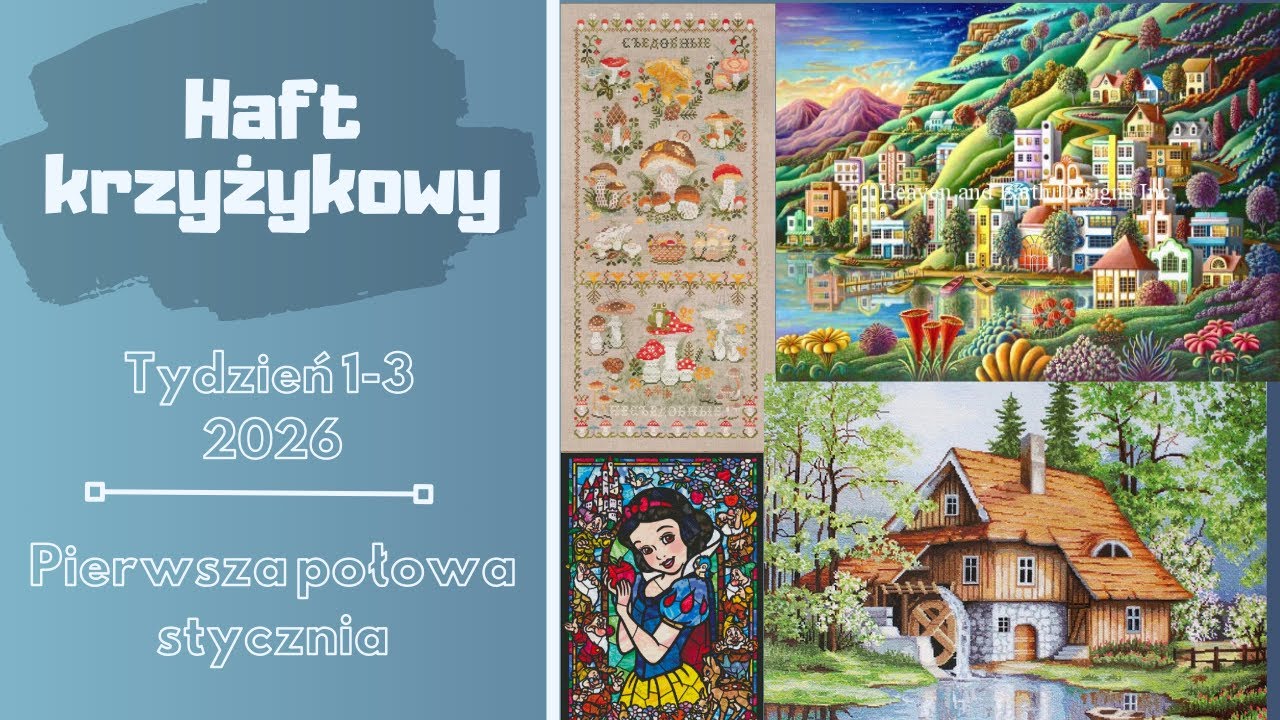 Tydzień 1-3 | Haft Krzyżykowy | FlossTube 