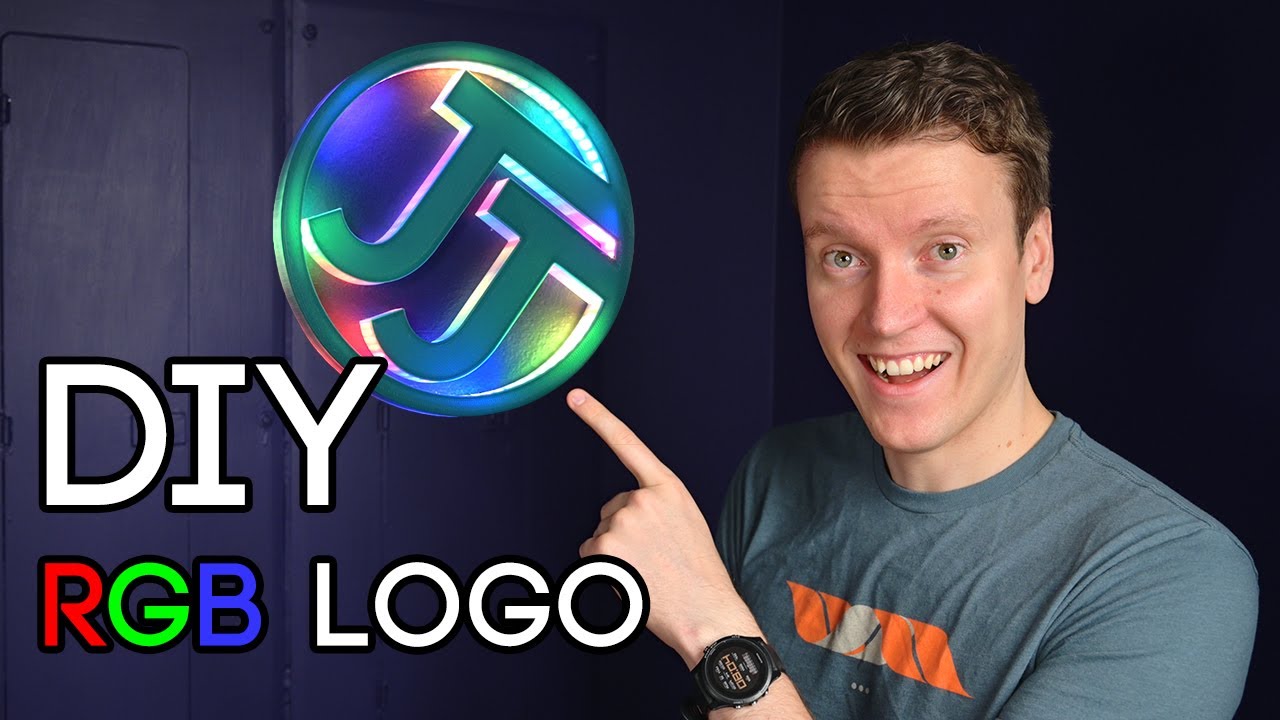 DIY RGB LED Logo | NodeMCU Animated Addressable LED Project
