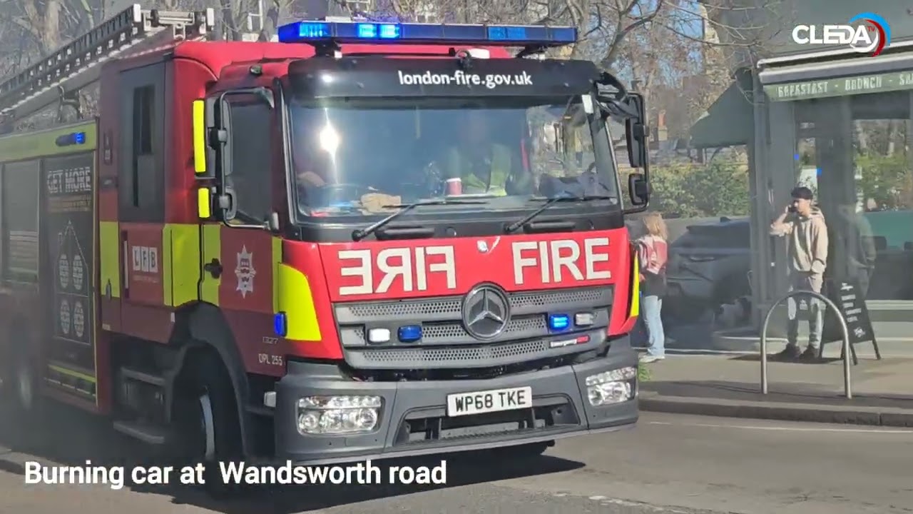 BURNING CAR AT WANDSWORTH ROAD/ LAMBETH 18 MARCH 2026