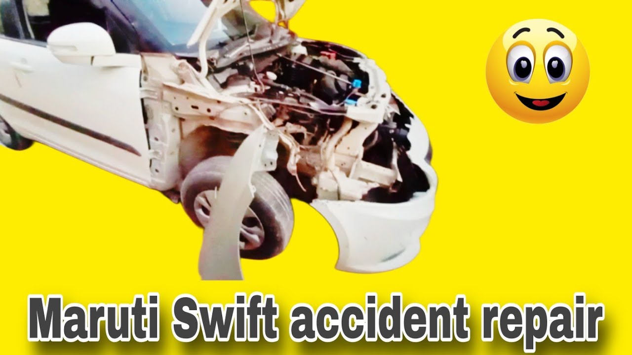 Maruti Swift accident repair #automobile #car #restoration #repair #marutisuzuki #trend  #trending 