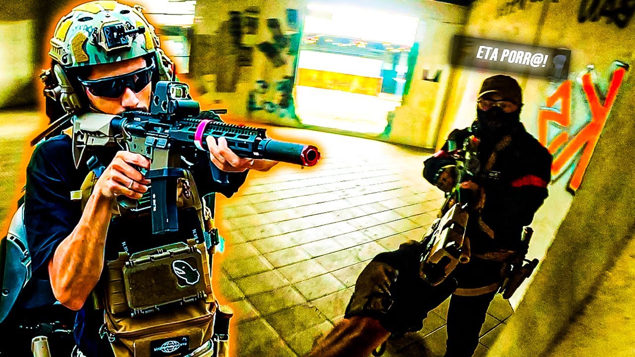 Só Confronto INSANO com a nossa Gbbr na Antiga Faculdade Abandonada – #airsoft