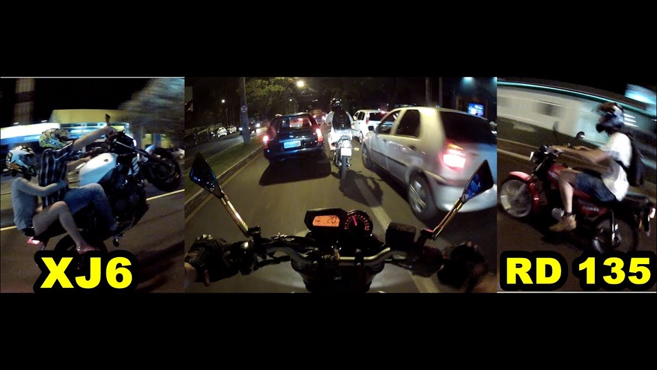 RENATO DA XJ6 - 2 XJ6 S&Oacute; O CANO e RD 135 APAVORANDO GERAL !!!
