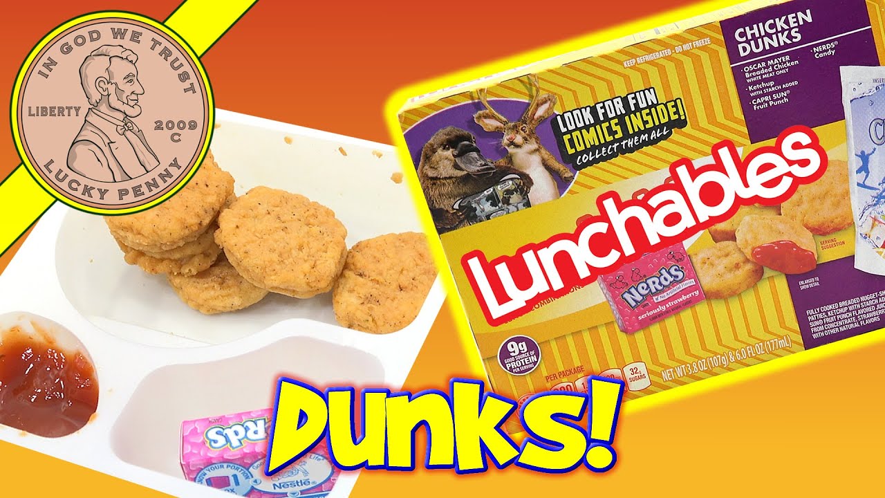 Lunchables Chicken Dunks Детский перекус в обеденном зале