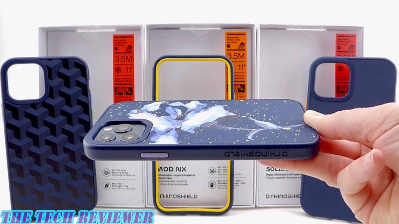 RhinoShield SolidSuit & ModNX: Great iPhone 12 Pro Cases…Now in Navy Blue!