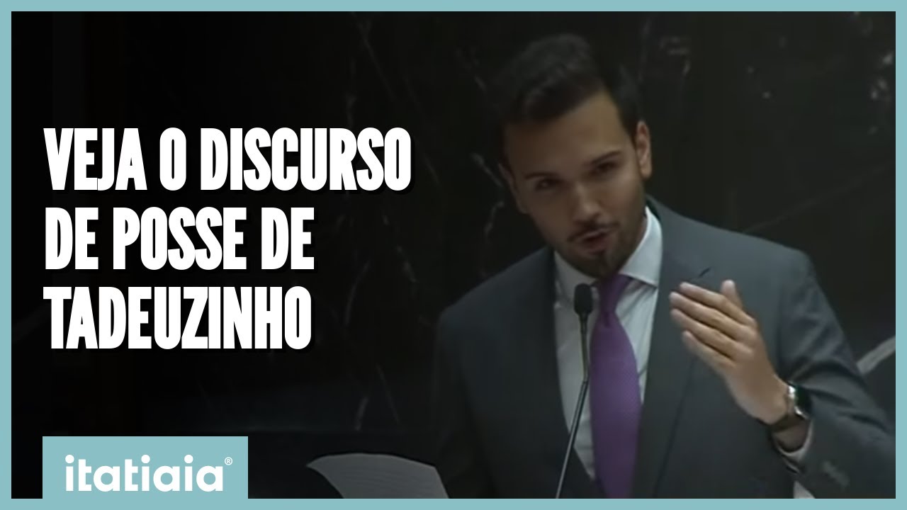 VEJA O DISCURSO DE POSSE TADEU LEITE, O TADEUZINHO ELEITO PRESIDENTE DA ASSEMBLEIA DE MINAS GERAIS