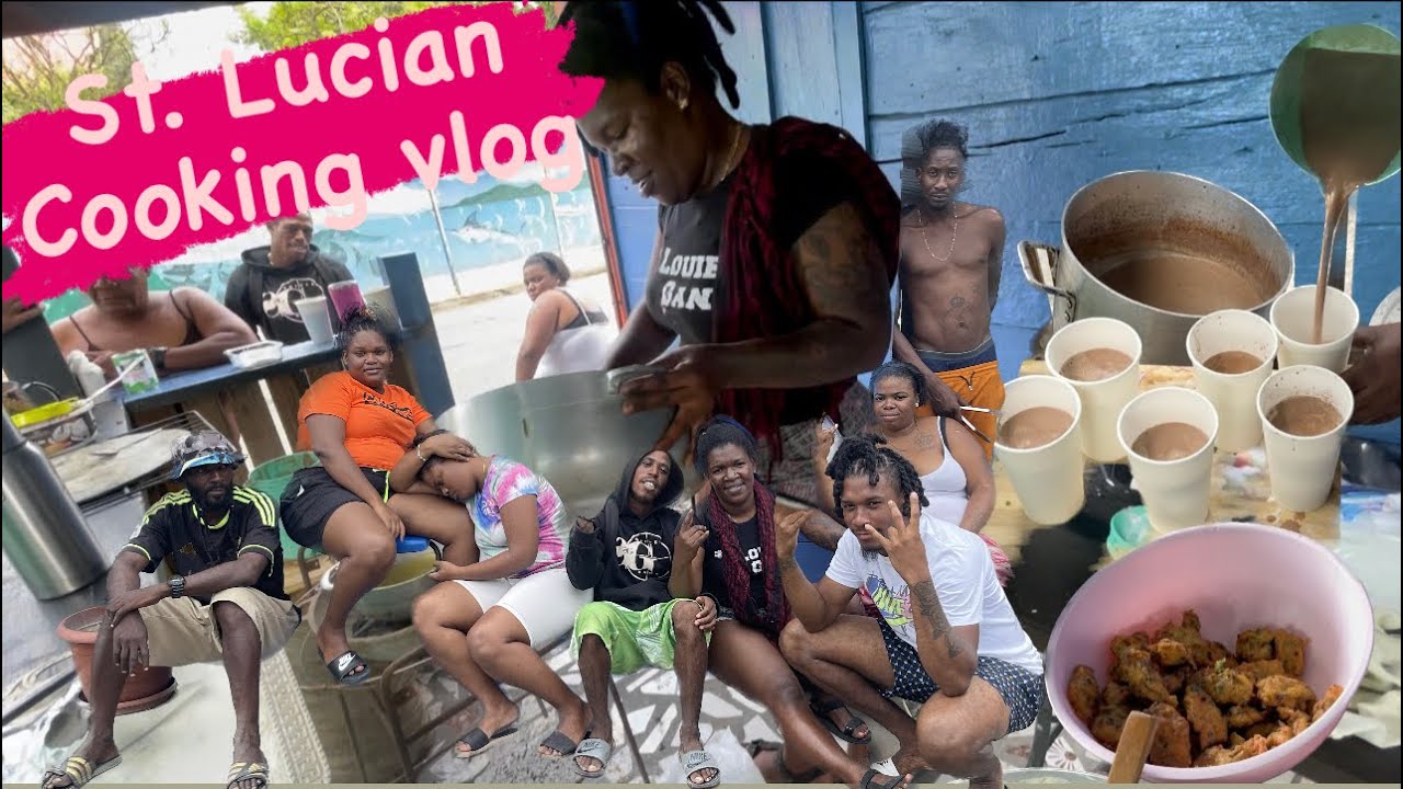 Good Friday cook out (Anse-la Raye)