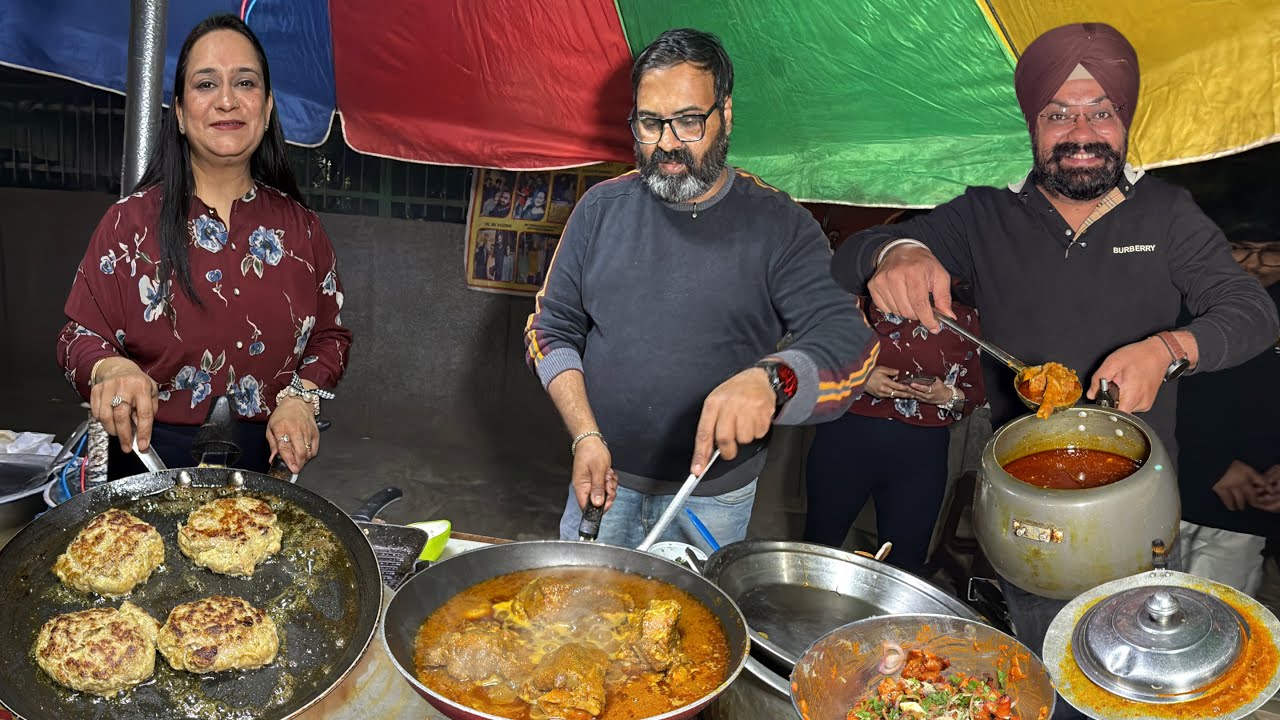 Hardworking Couple का लाजवाब गलौटी कबाब, कुकर वाला मटन चिकन| Indian Street Food