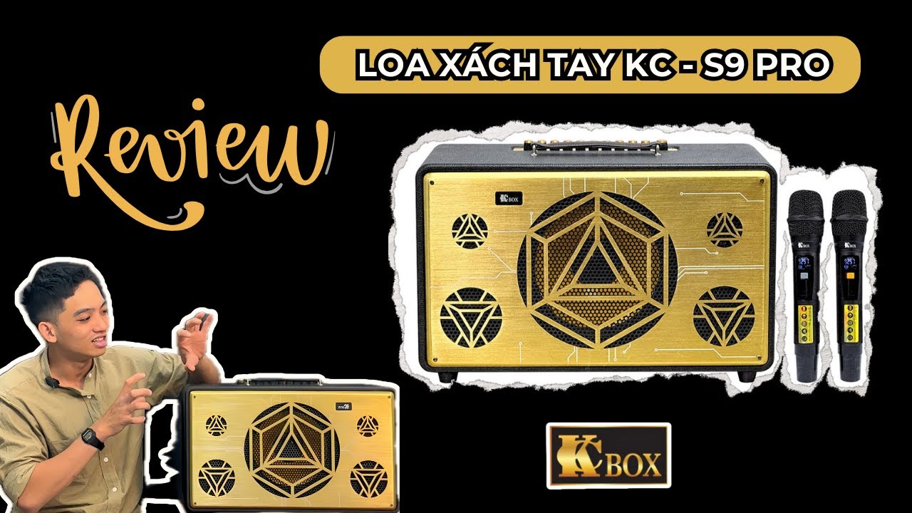 Review Loa Kcbox KC-S9 PRO - Loa karaoke dưới 5 triệu, Loa Sub 25cm | Gonota
