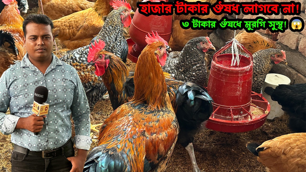 হাজার টাকার ঔষধ বাদ! মাত্র ৩ টাকার এই ঔষধে মুরগি থাকবে একদম সুস্থ 😱🐔 | Poultry Tips