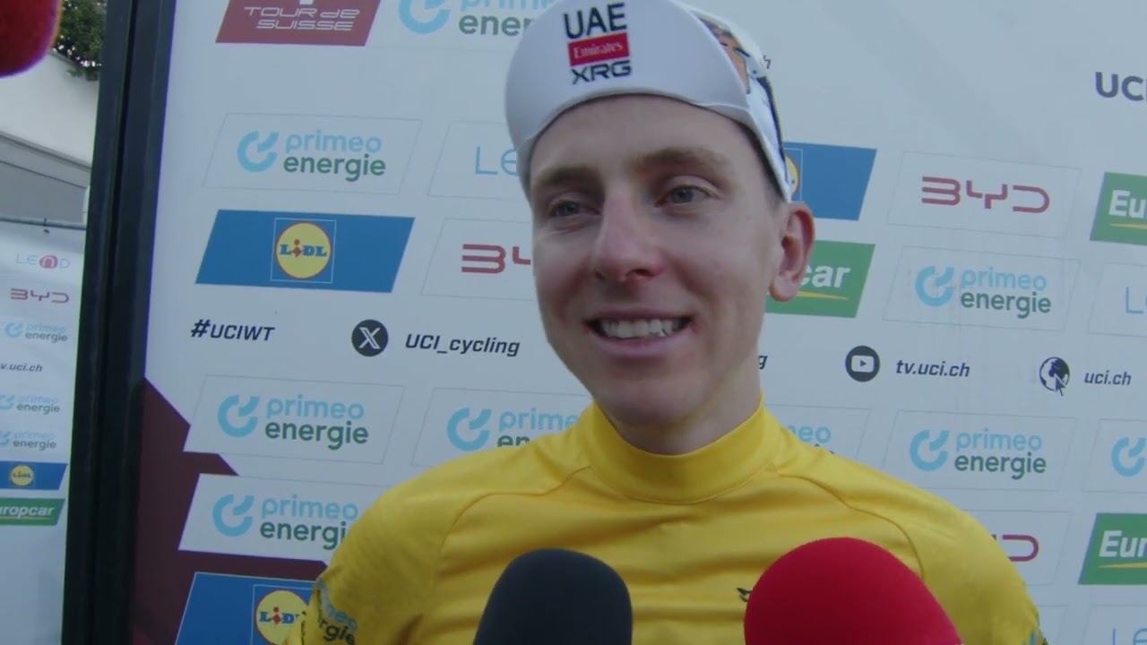 Tadej Pogačar - Interview at the finish - Stage 1 - Tour de Suisse 2026