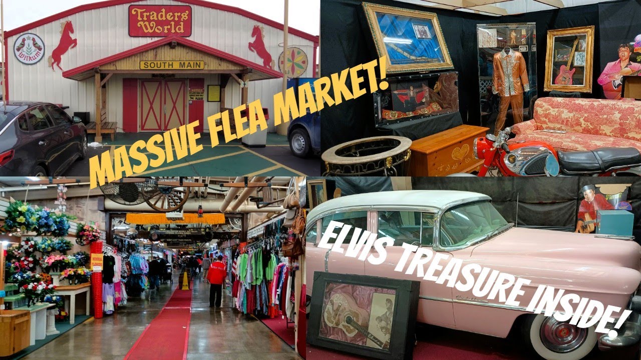 Explore Ohio's Largest Flea Market! Traders World Full Tour & Elvis Memorabilia Surprise!