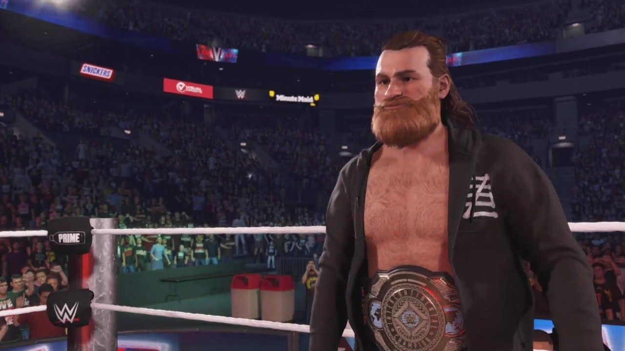 WWE 2k25 Bron Breakker vs Sami Zayn | Money In The Bank 2024 | Intercontinental championship