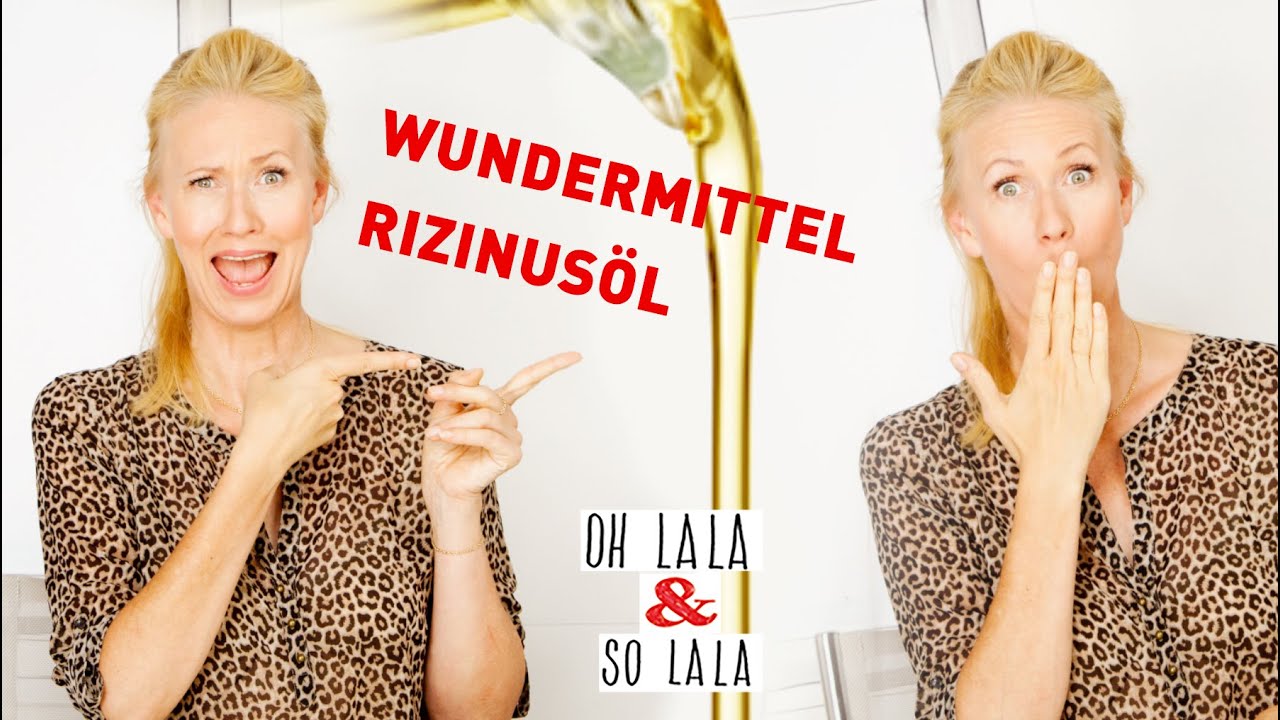 Schöne Haut * Wundermittel Rizinusöl * Falten weg & Pickel weg * mehr Haarwuchs * mega Beautytipp