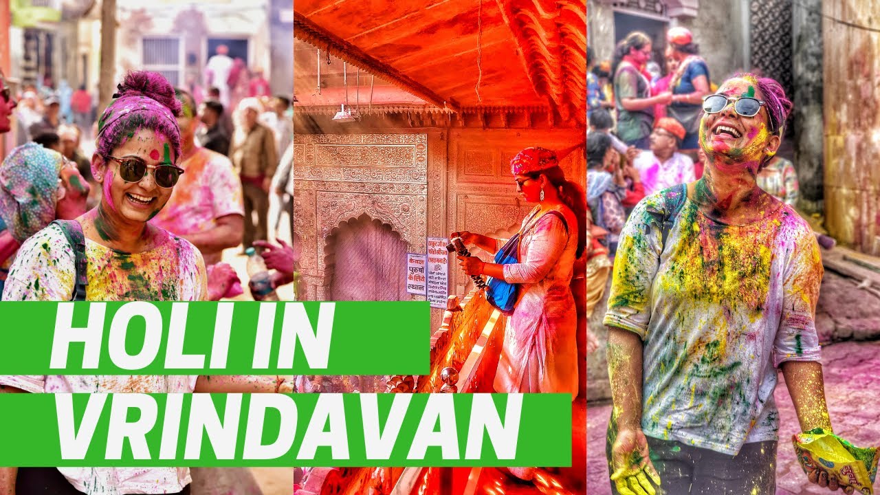 Holi in Vrindavan Safe For Girls? | Nandgaon & Barsana Lathmaar Holi 2019 | DesiGirl Traveller