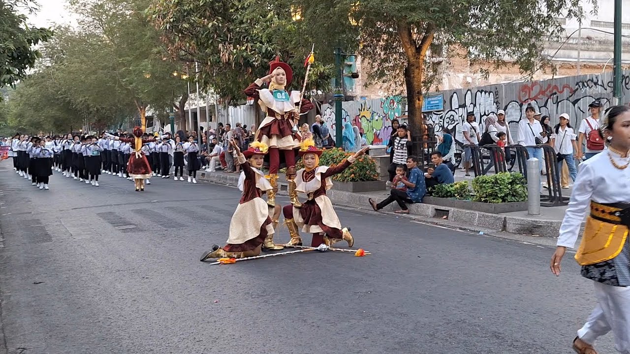 marching band || STREET PARADE SD N WONOSARI 1 GUNUNGKIDUL kejuaraan PIALA RAJA HAMENGKU BUWONO X