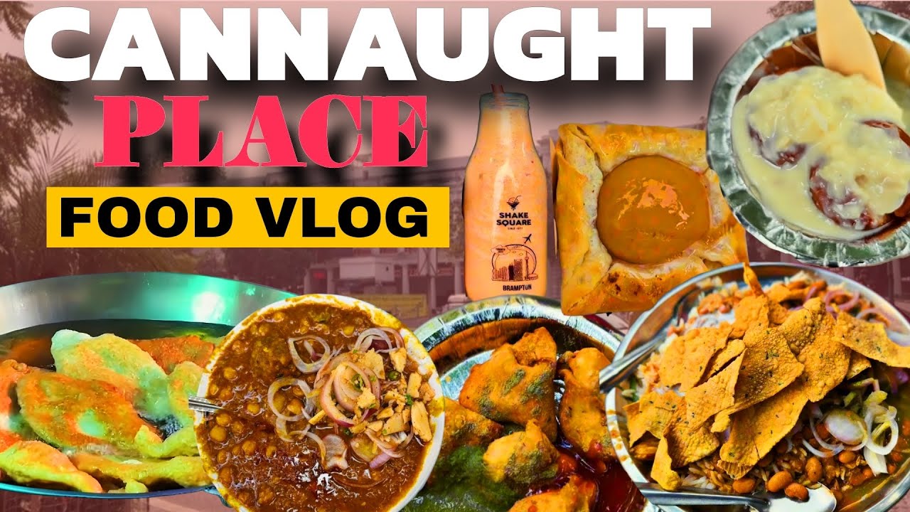 Connaught Place Street Food Tour 2025 | Delhi’s Most Viral Food Spots 🍽️ | Bhature to Rashmalai.