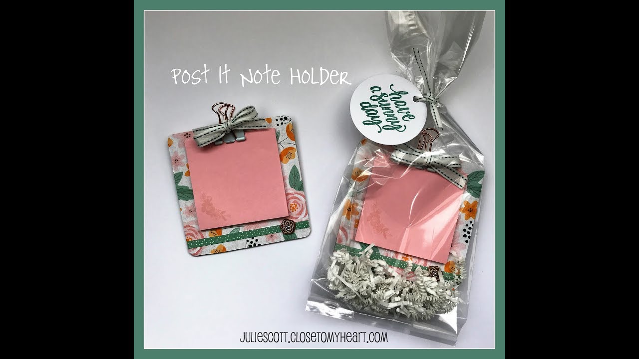 Post It Note Holder - Facebook LIVE video #15