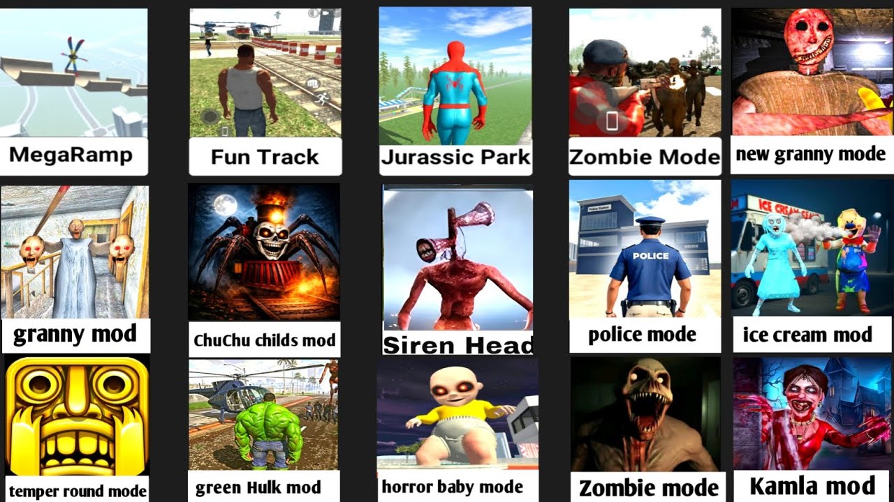 NEW UPDATE CHOO CHOO CHARLES😯 MODE INDIAN BIKES DRIVING 3d New mode