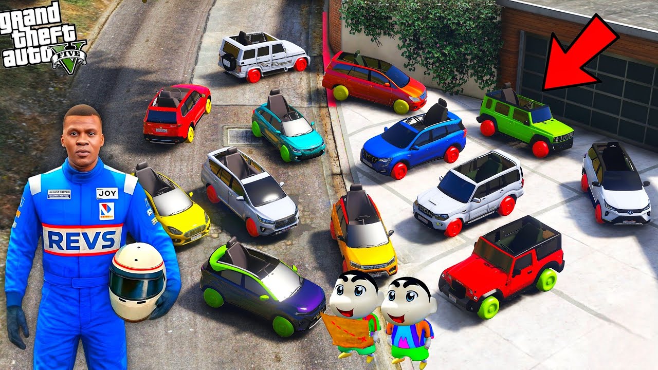 Gta 5 Franklin & Shinchan Collecting Indian Toy Cars in Los Santos | Gta 5 Gameplay 