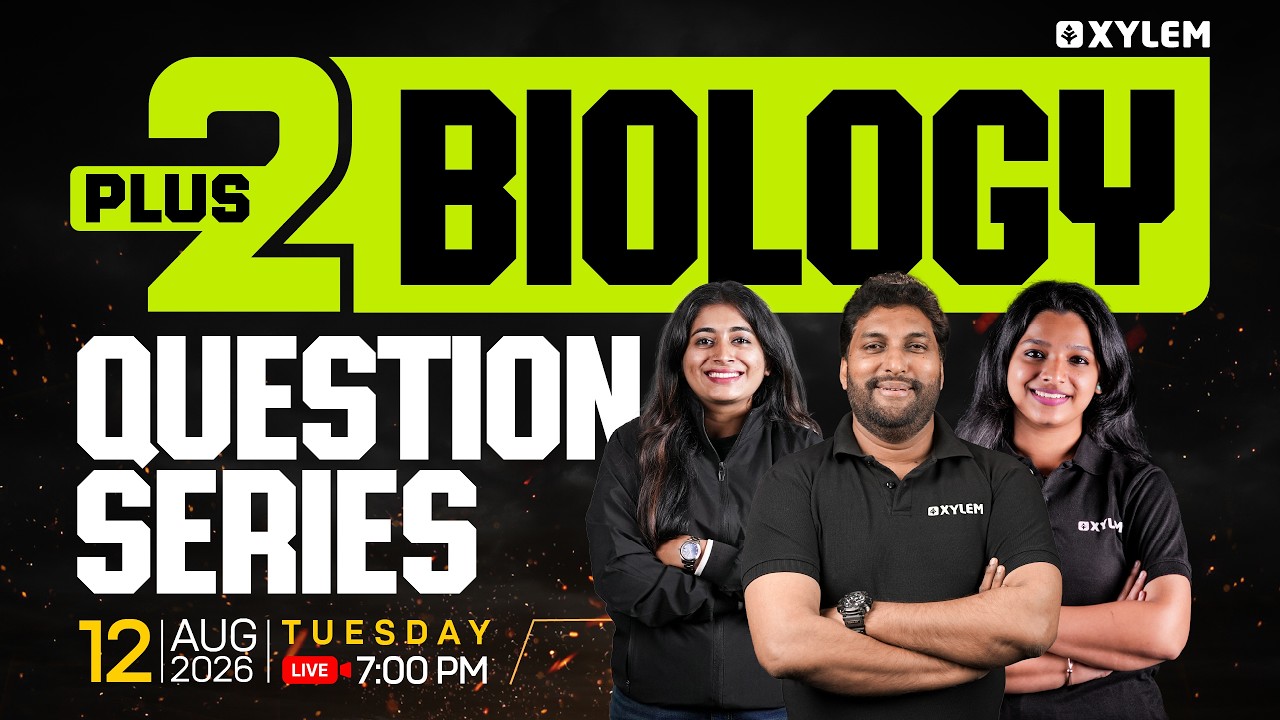 Plus Two Onam Exam Biology | Question Series | Xylem Plus Two