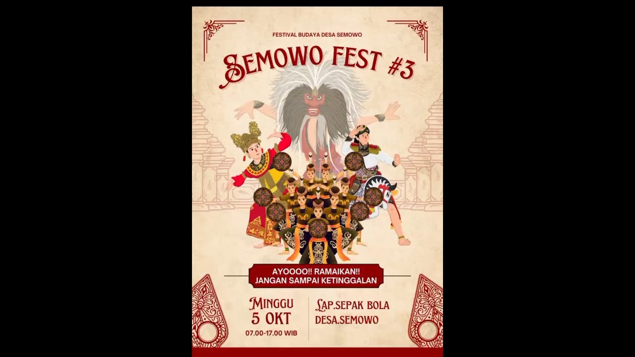 🔴 FESTIVAL BUDAYA DESA SEMOWO 