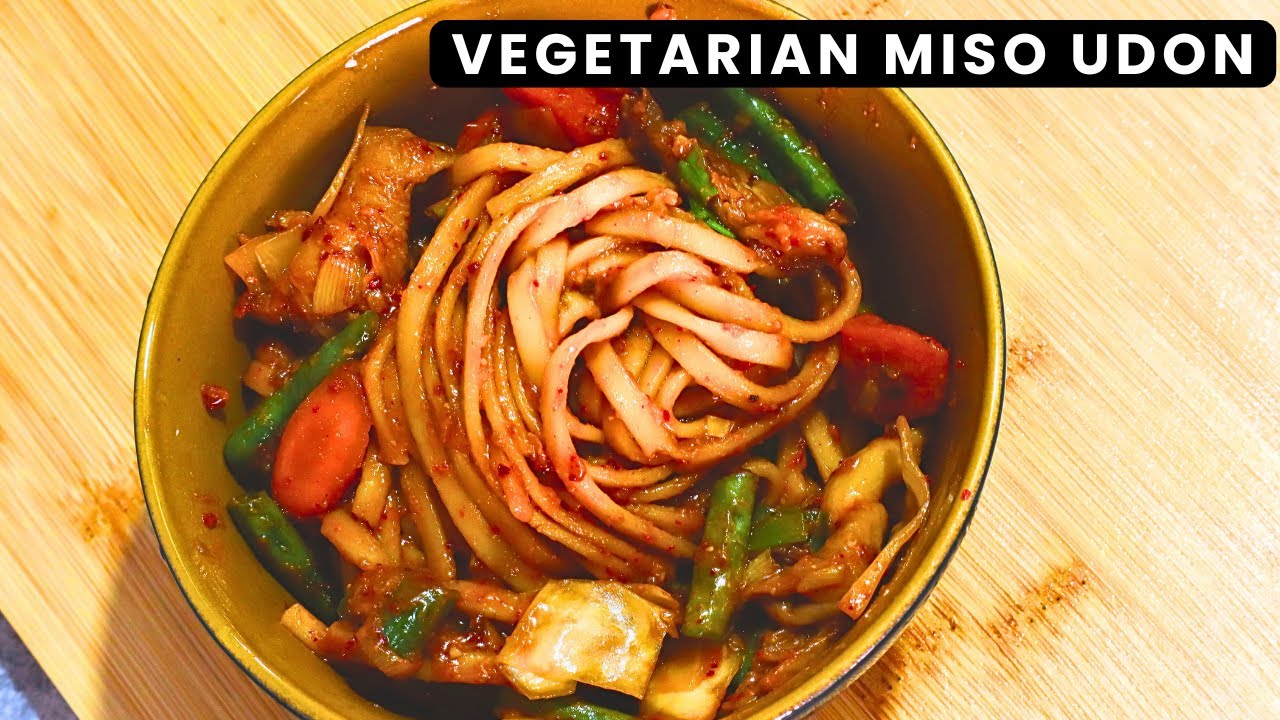 Miso Udon Noodles Recipe | Korean–Japanese Fusion With Indian Twist