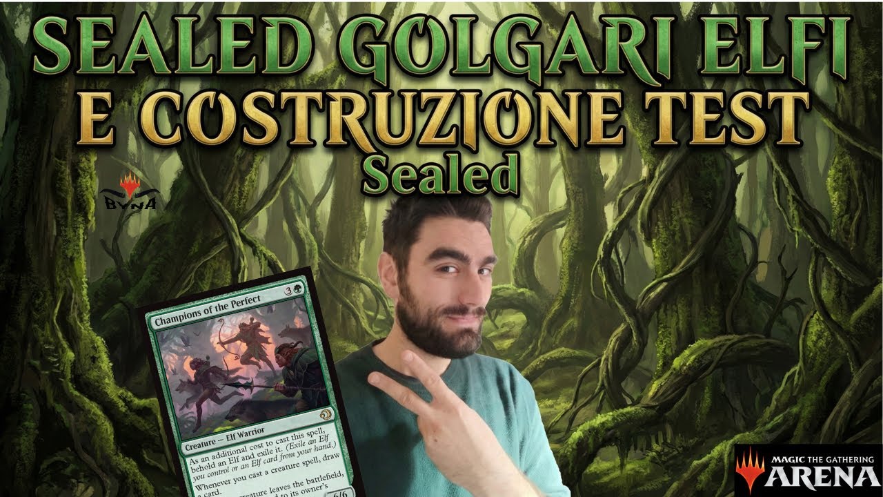 SEALED GOLGARI ELFI E COSTRUZIONE TEST #mtgarena #magic #mtgita #magicthegathering