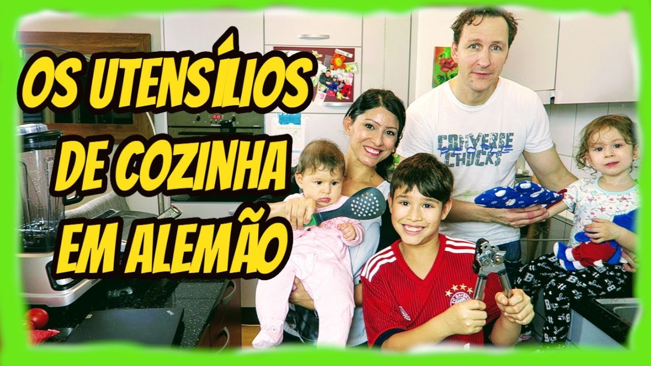 Aprenda a falar os utensílios de cozinha em alemão