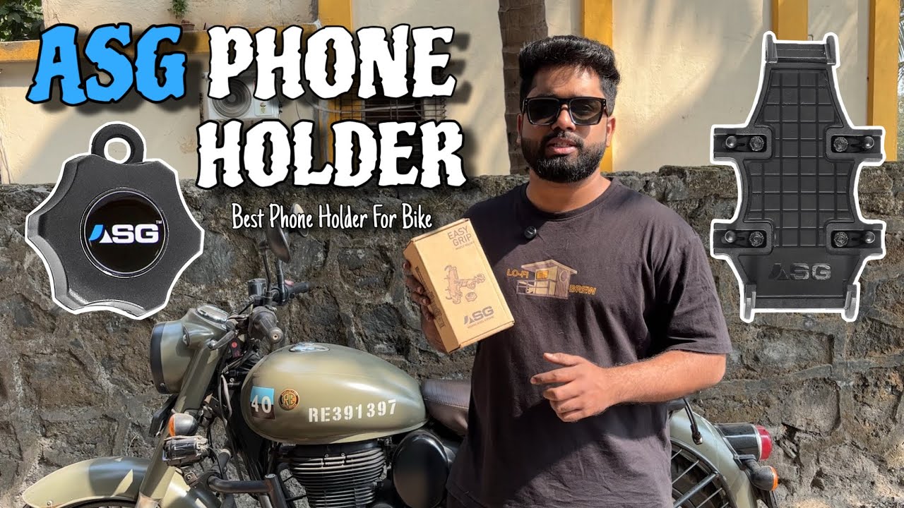 ASG Phone Holder For Bike | Best Affordable Phone / Mobile Holder For Bike Riders | 