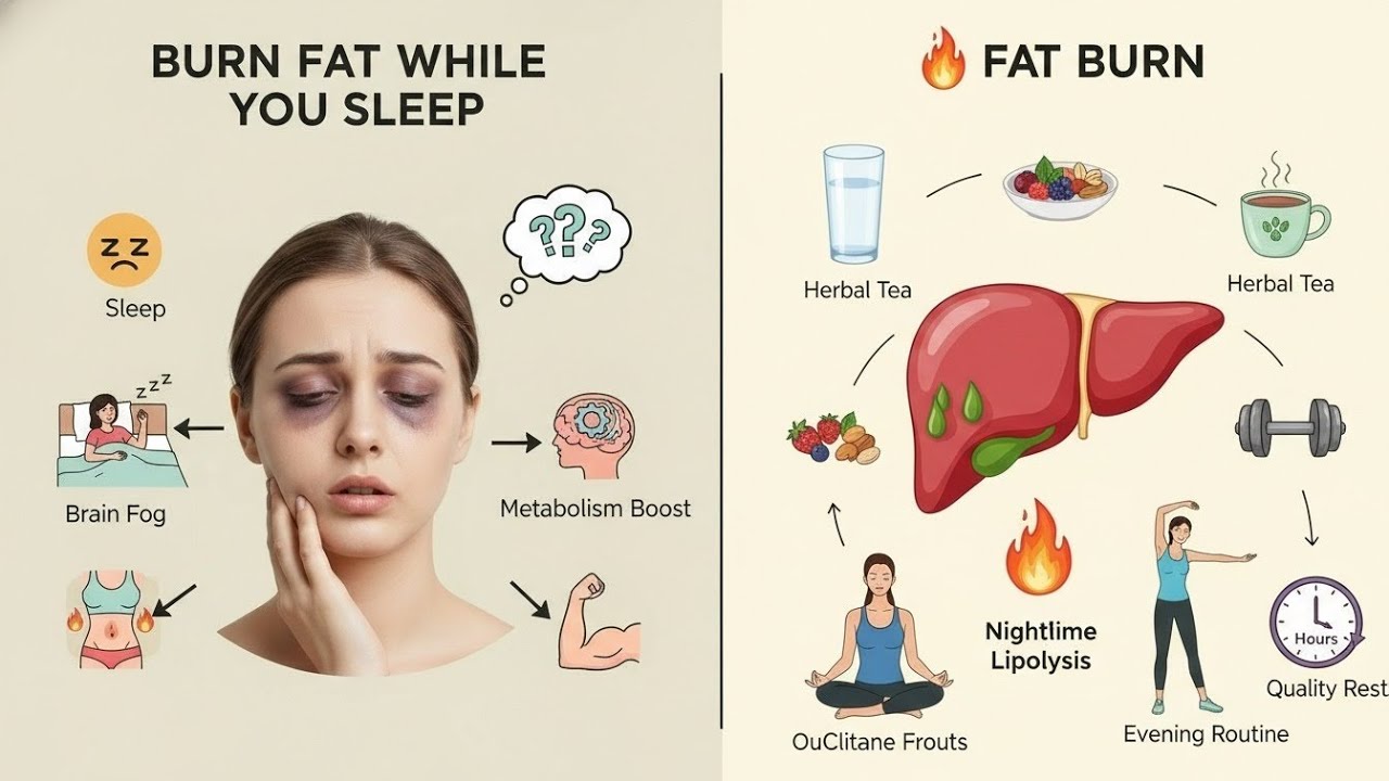 Burn ❤️&zwj;🔥 fat while you sleep 😴