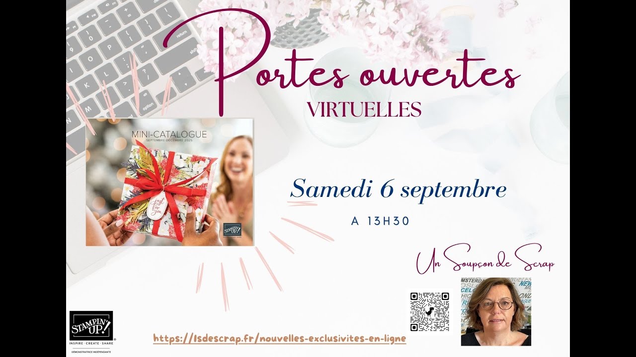 Portes ouvertes virtuelles - Mini catalogue Stampin'Up! Sept-déc 2025 by Un Soupçon de Scrap