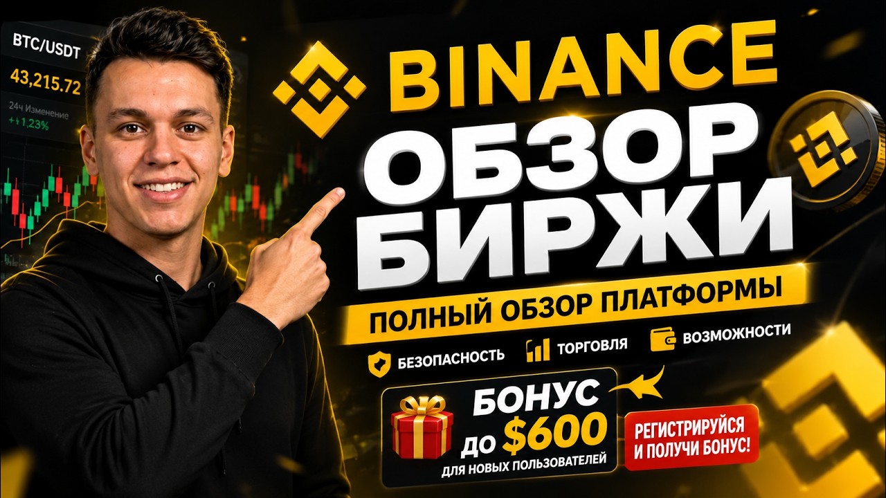 🔥 Binance Биржа Обзор 2026 - Как Работает Крупнейшая Криптобиржа 📊