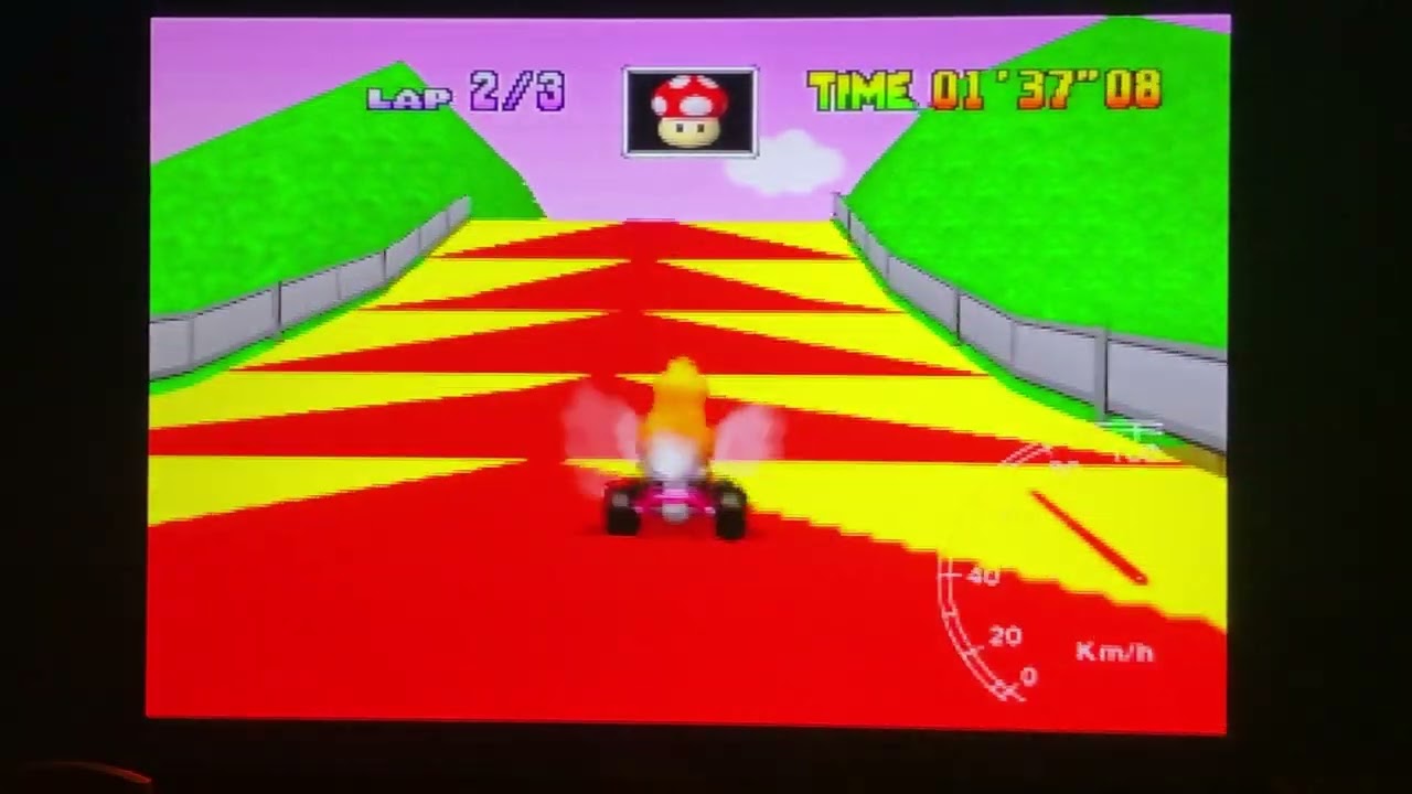 Mario Kart 64 - Royal Raceway 3-Lap 2’54”07 PAL