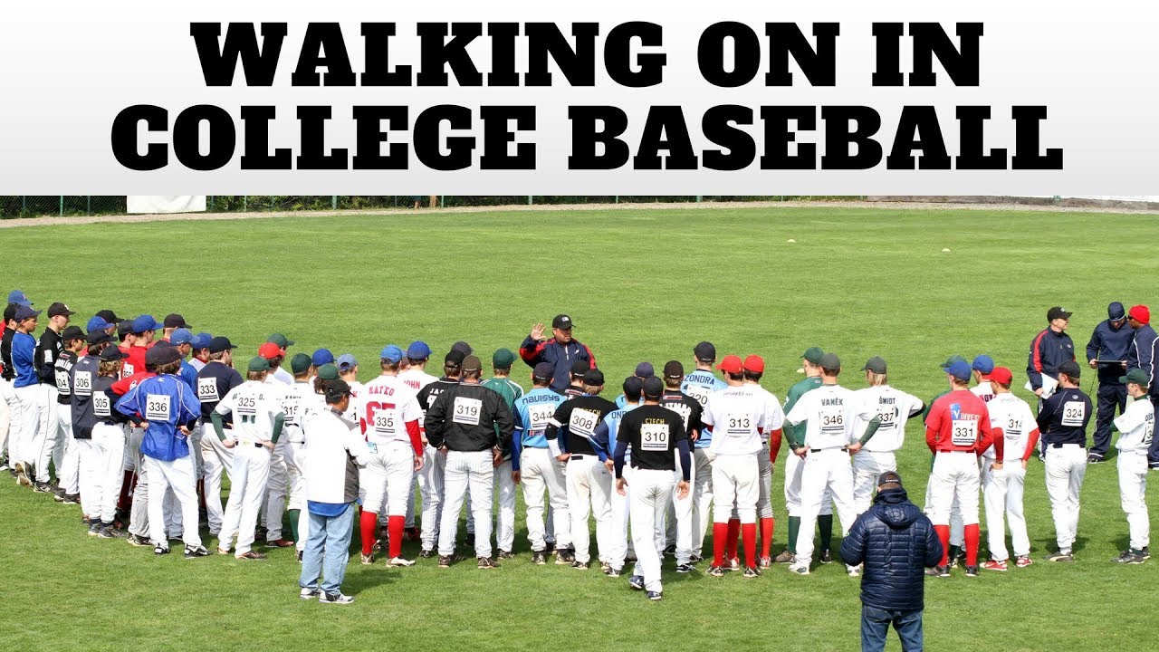 Walking On College Baseball Team