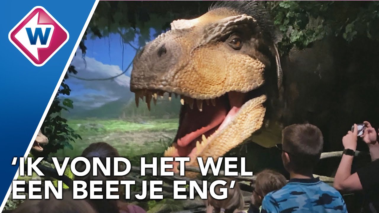 Oog in oog met de beroemde T-Rex Trix in Naturalis - OMROEP WEST
