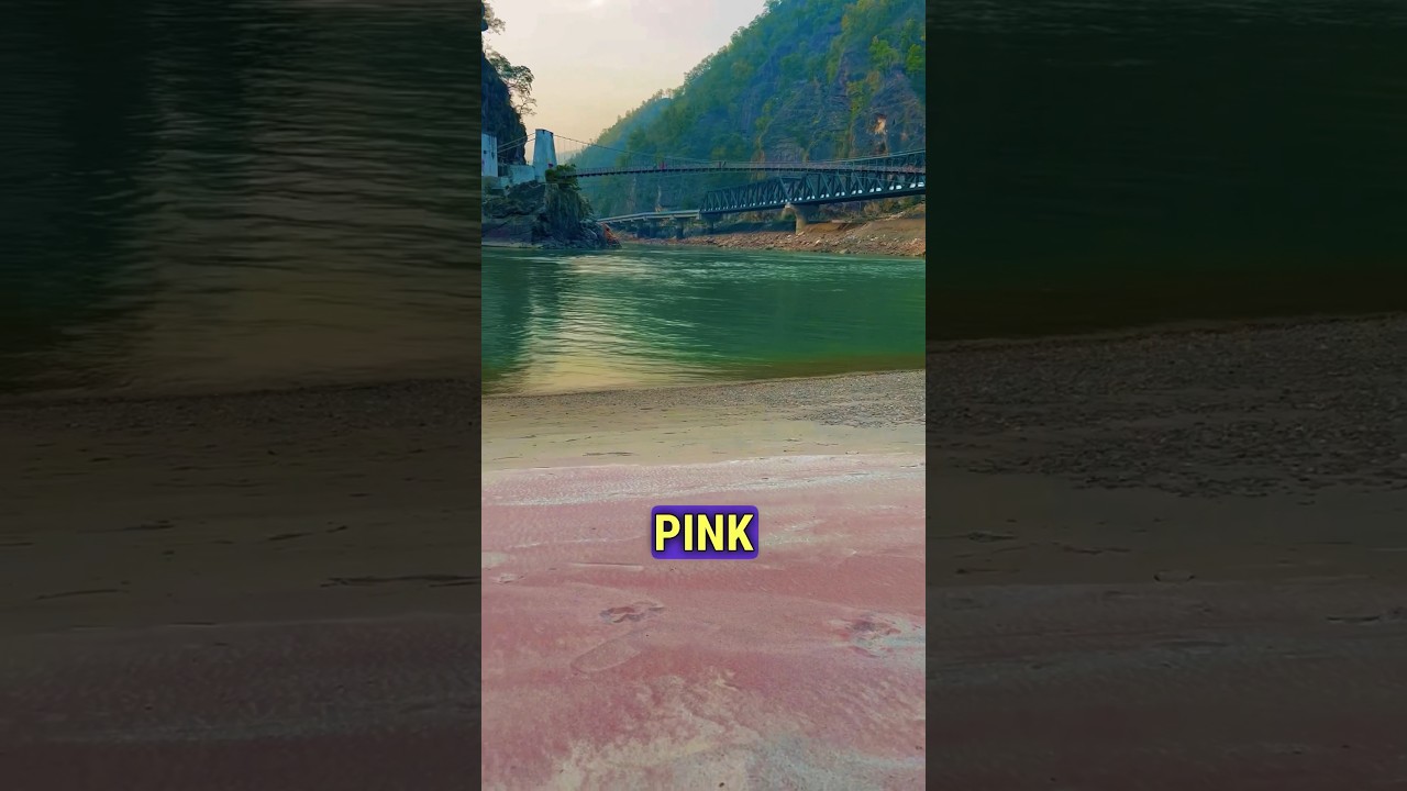 Pink Sand Beach In Rishikesh : Did you know! #travel #travelblogger  #india #rishikesh #uttarakhand