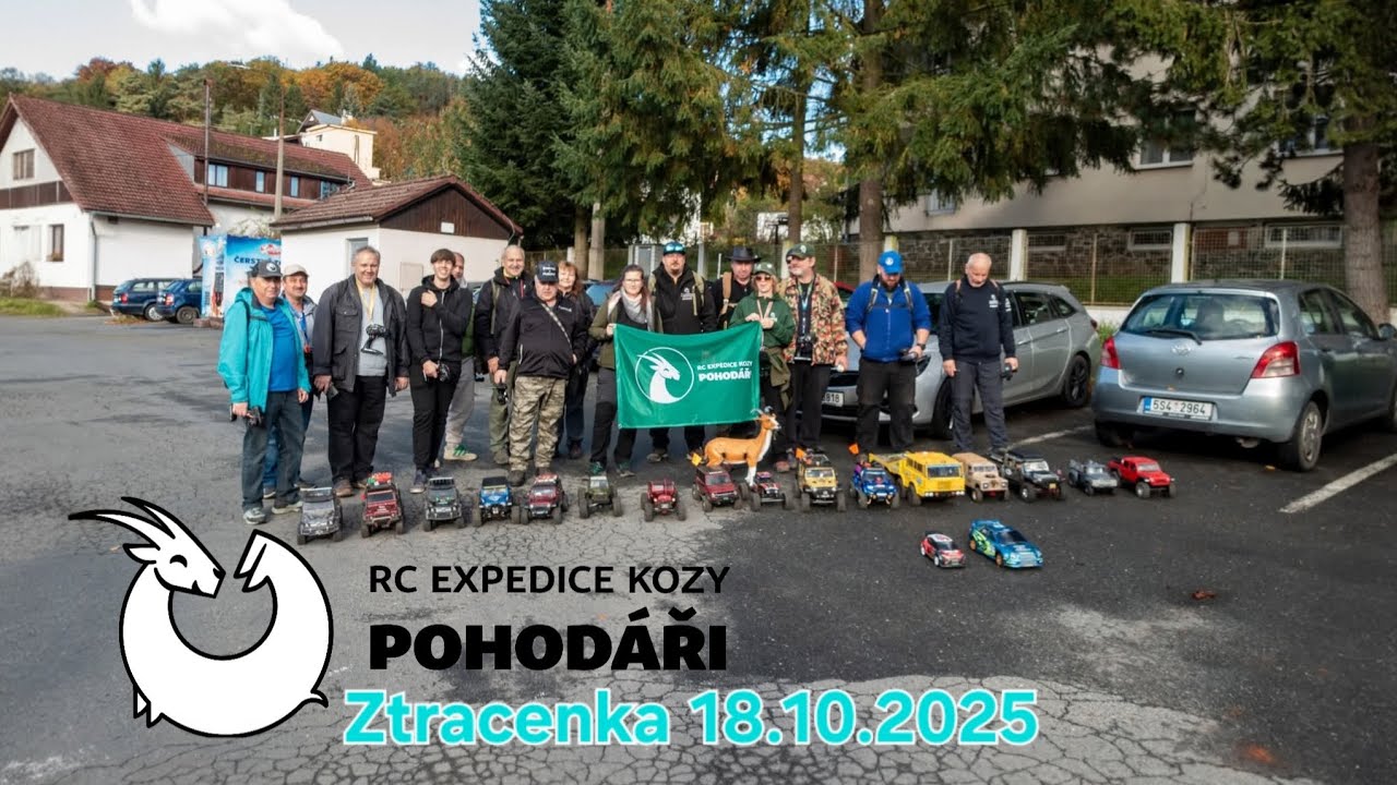 RC expedice kozy POHOD&Aacute;ŘI 18.10.2025 Ztracenka 
