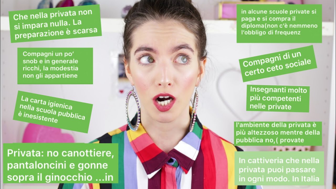 SCUOLA PUBBLICA VS. SCUOLA PRIVATA