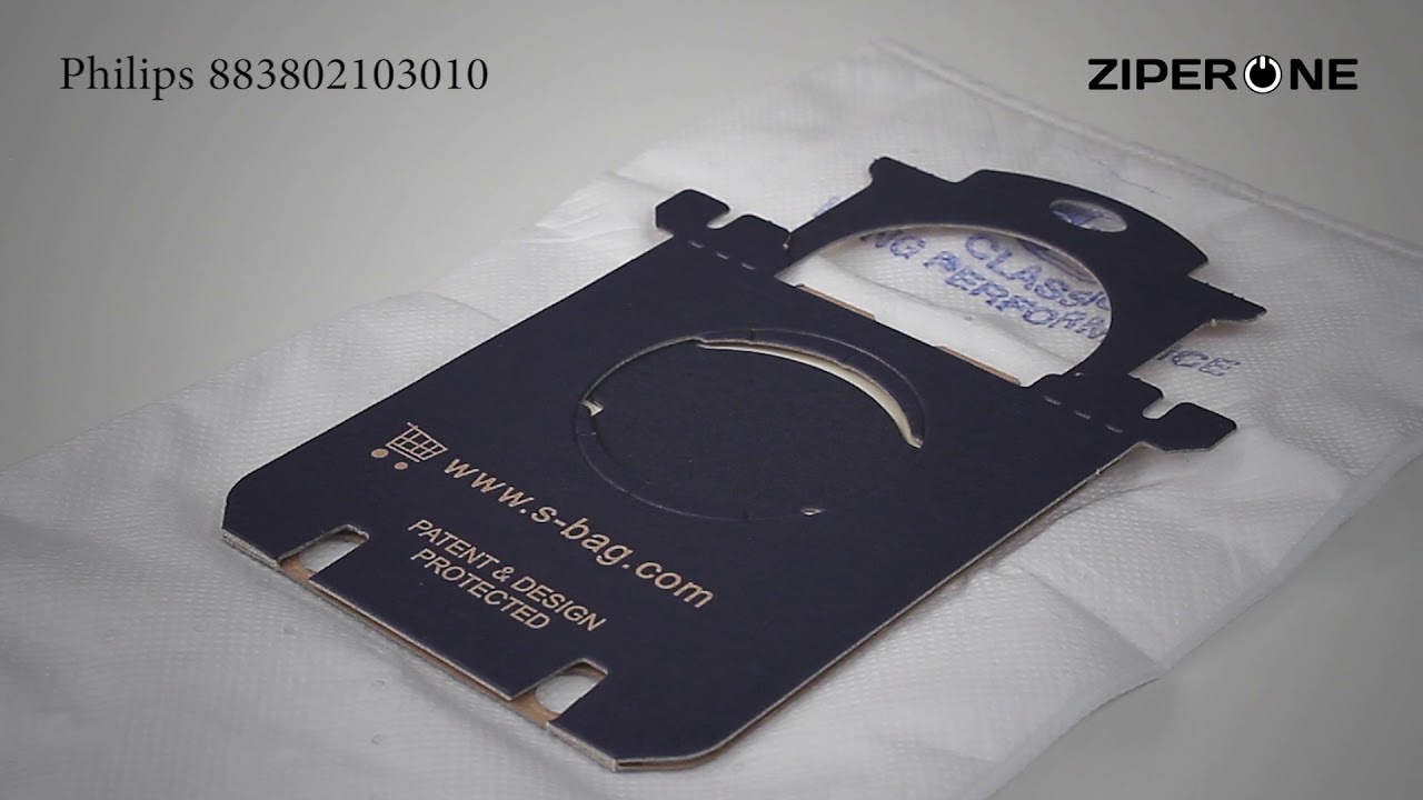 Dust Bag Set FC8021/03 S-BAG Classic Long Performance for VC Philips 88380210301 (04747)