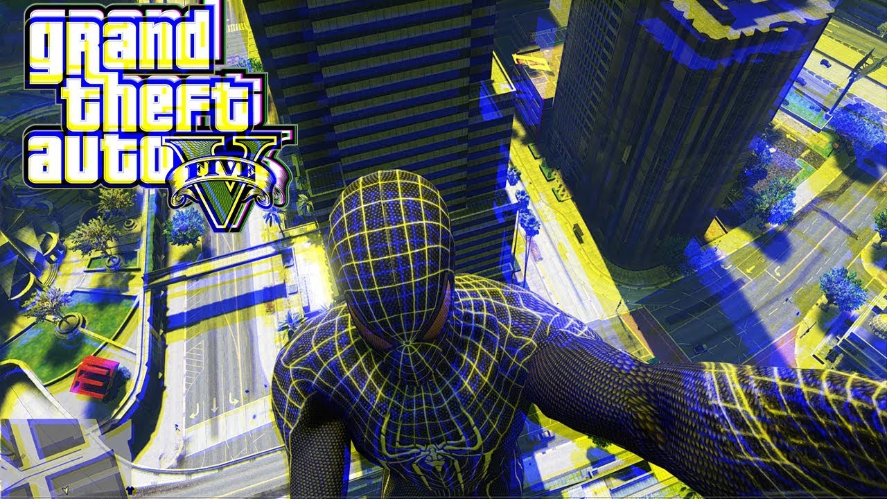 CRNI SPIDERMAN - GTA V