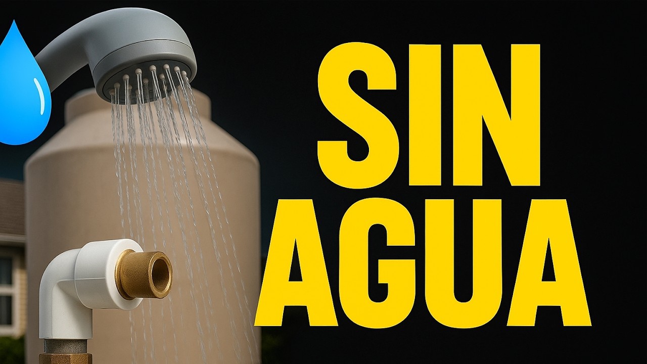 NO SALE AGUA 💧 en tu CASA o REGADERA 🚿 | 9 pasos para SOLUCIONARLO